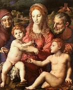 Agnolo Bronzino, Holy Family with St.Anne and the Infant St.John